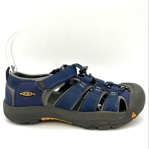 KEEN Newport H2 Navy Blue‎ Yellow Women's Closed Toe Sandals Size 6.5
